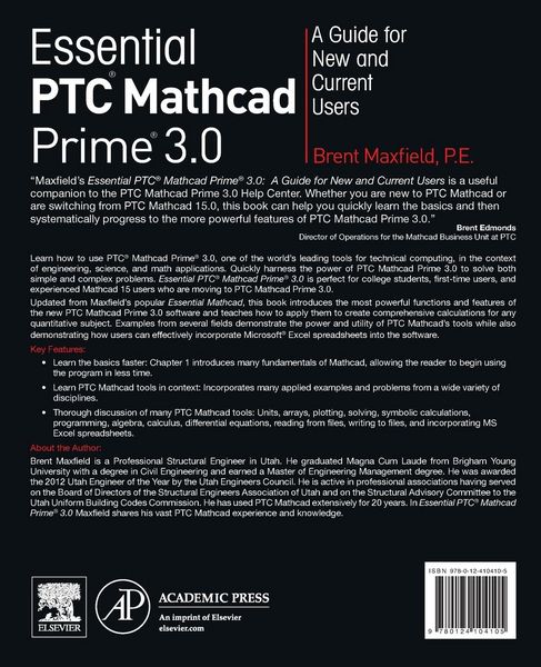 Produktbild: Essential Ptc(r) MathCAD Prime(r) 3.0