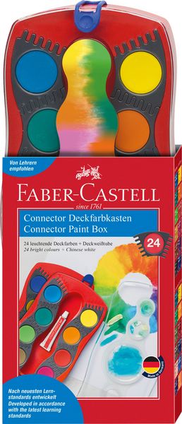 Produktbild: Faber-Castell Farbkasten Connector 24 Farben D 8+