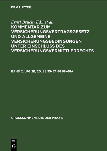 Produktbild: &sect;&sect; 55&ndash;57. &sect;&sect; 68&ndash;68a
