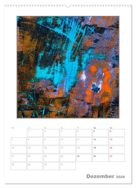 Produktbild: Kunst - Abstrakt - Skurril (Wandkalender 2026 DIN A2 hoch), CALVENDO Monatskalender