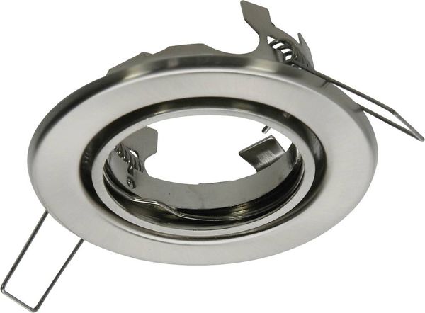 Produktbild: Heitronic 23552 DL6801 Einbauleuchte LED GU5.3 35W Edelstahl (geb&uuml;rstet)