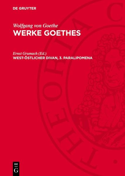 Produktbild: West-&Ouml;stlicher Divan, 3. Paralipomena
