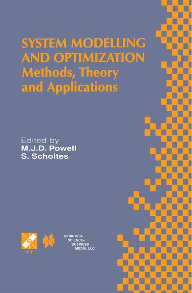 Produktbild: System Modelling and Optimization