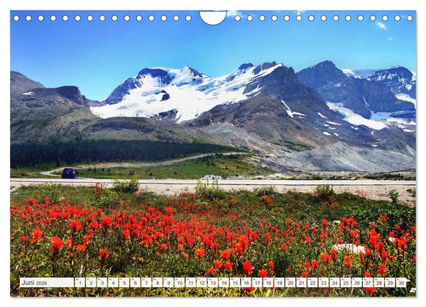Produktbild: Kanada, Touristenziele in Alberta und British Columbia (Wandkalender 2026 DIN A4 quer), CALVENDO Monatskalender