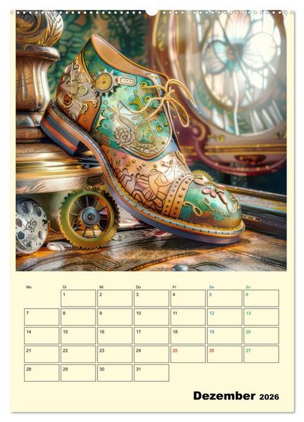 Produktbild: Steampunk Accesoires - Planer (Wandkalender 2026 DIN A2 hoch), CALVENDO Monatskalender