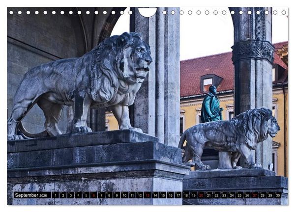 Produktbild: M&uuml;nchen - Die Sch&ouml;ne (Wandkalender 2026 DIN A4 quer), CALVENDO Monatskalender