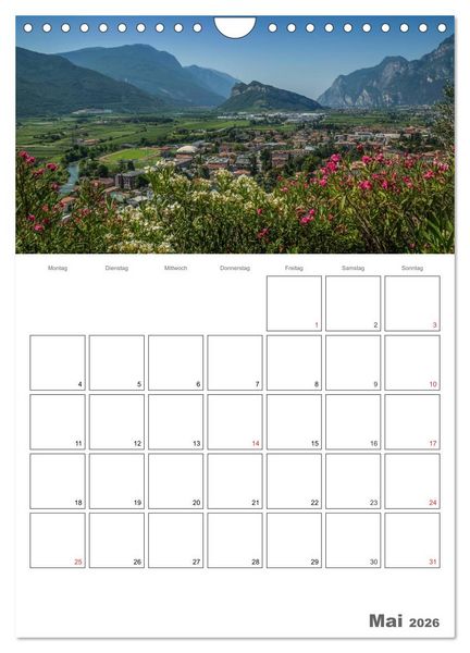 Produktbild: GARDASEE Terminplaner (Wandkalender 2026 DIN A4 hoch), CALVENDO Monatskalender