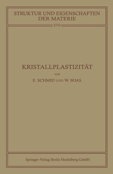 Produktbild: Kristallplastizit&auml;t