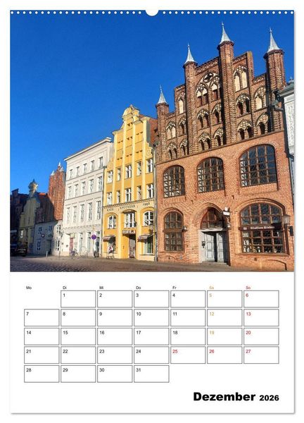 Produktbild: Bezauberndes Stralsund (hochwertiger Premium Wandkalender 2026 DIN A2 hoch), Kunstdruck in Hochglanz