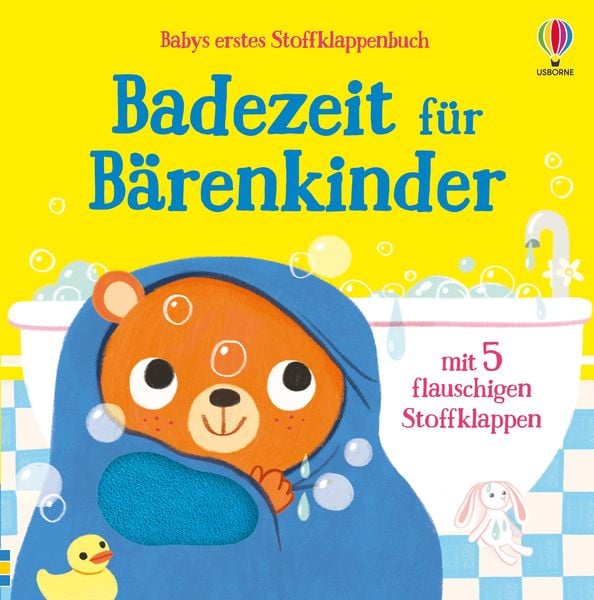 Produktbild: Babys erstes Stoffklappenbuch: Badezeit f&uuml;r B&auml;renkinder