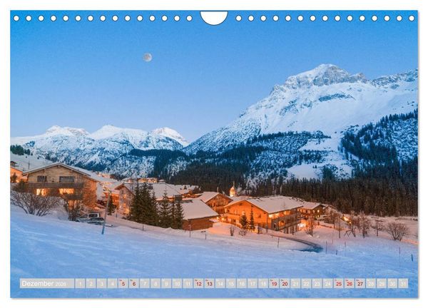 Produktbild: Lech am Arlberg - Winterzauber f&uuml;r das ganze Jahr (Wandkalender 2026 DIN A4 quer), CALVENDO Monatskalender