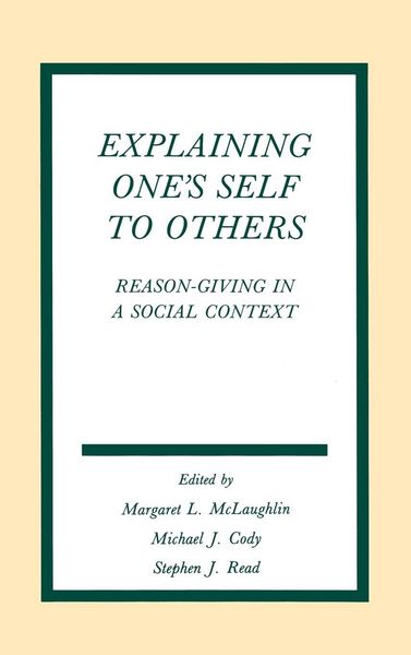 Produktbild: Explaining One's Self To Others