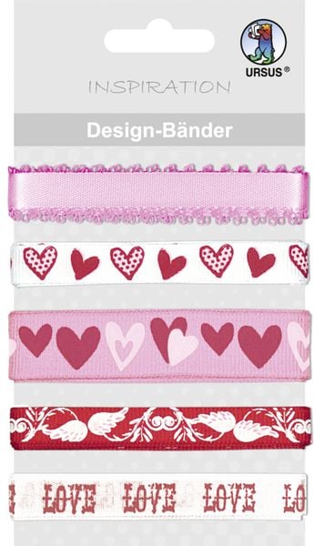 Produktbild: URSUS 5 Design-B&auml;nder "Liebe"