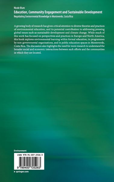 Produktbild: Education, Community Engagement and Sustainable Development