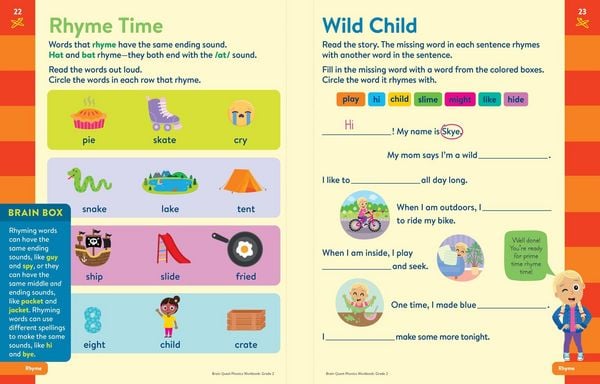 Produktbild: Brain Quest Phonics Workbook: Grade 2