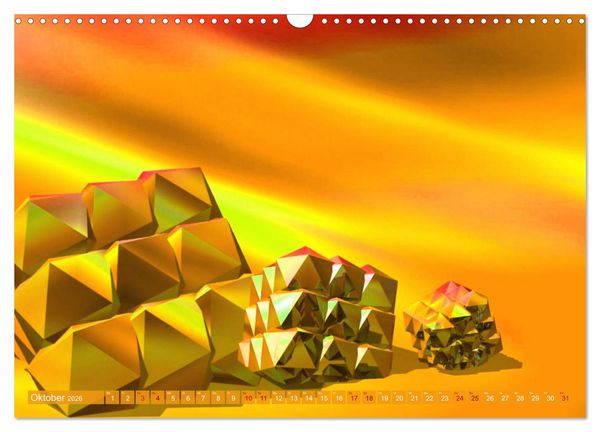 Produktbild: Grandiose Farbenspiele (Wandkalender 2026 DIN A3 quer), CALVENDO Monatskalender