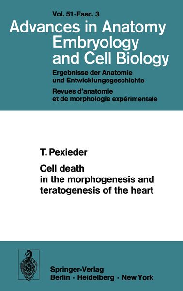 Produktbild: Cell death in the morphogenesis and teratogenesis of the heart