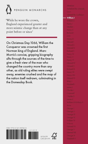 Produktbild: William I (Penguin Monarchs)