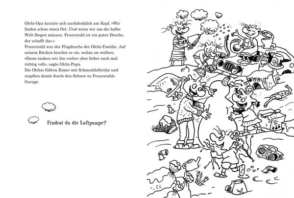 Produktbild: Die Olchis. Adventskalender-Rätselbuch