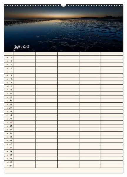 Produktbild: Noch mehr F&ouml;hrweh Familienplaner (hochwertiger Premium Wandkalender 2026 DIN A2 hoch), Kunstdruck in Hochglanz