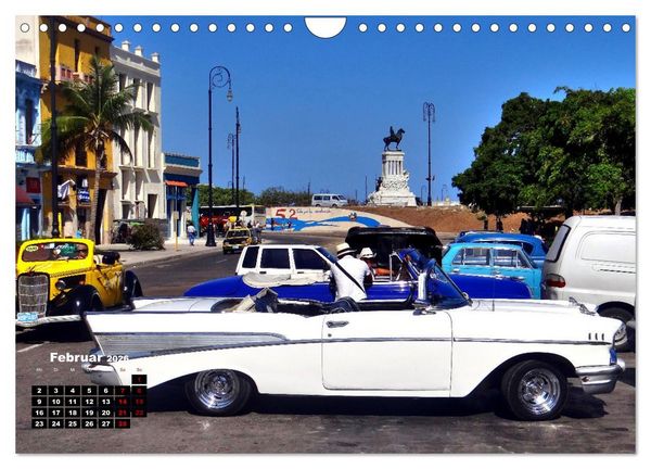 Produktbild: Ganz in Wei&szlig; - Elegante Oldtimer der F&uuml;nfziger Jahre (Wandkalender 2026 DIN A4 quer), CALVENDO Monatskalender