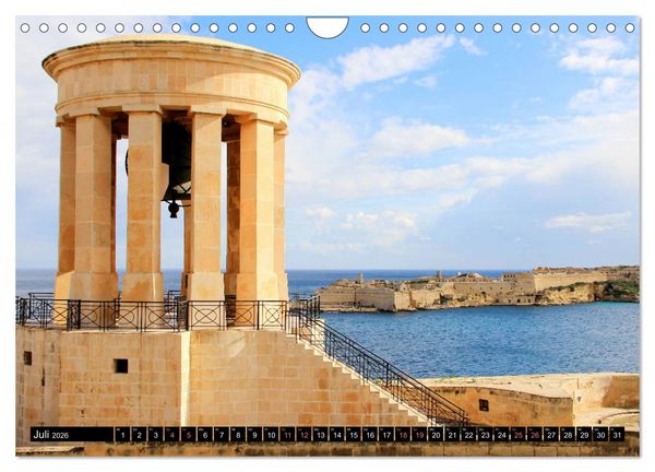 Produktbild: Malta - Juwel im Mittelmeer (Wandkalender 2026 DIN A4 quer), CALVENDO Monatskalender