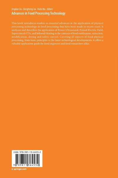 Produktbild: Advances in Food Processing Technology