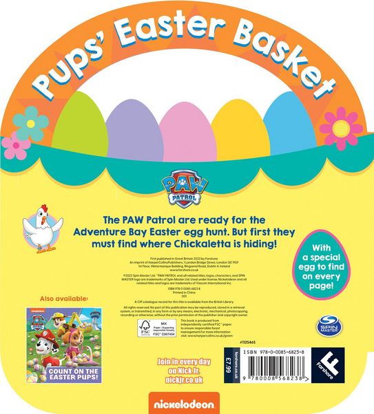 Produktbild: PAW Patrol Pups' Easter Basket: A Carry-Along Board Book