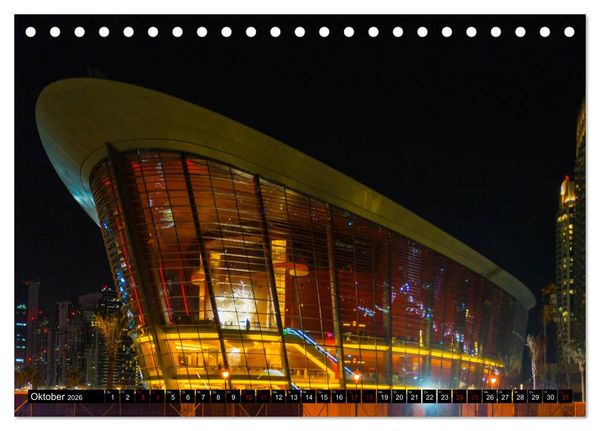 Produktbild: Dubai W&uuml;stenstadt (Tischkalender 2026 DIN A5 quer), CALVENDO Monatskalender