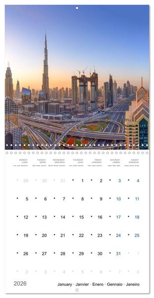 Produktbild: World Cities at Night (Wall Calendar 2026 12 &times; 12 Inch) CALVENDO 12 Month Wall Calendar