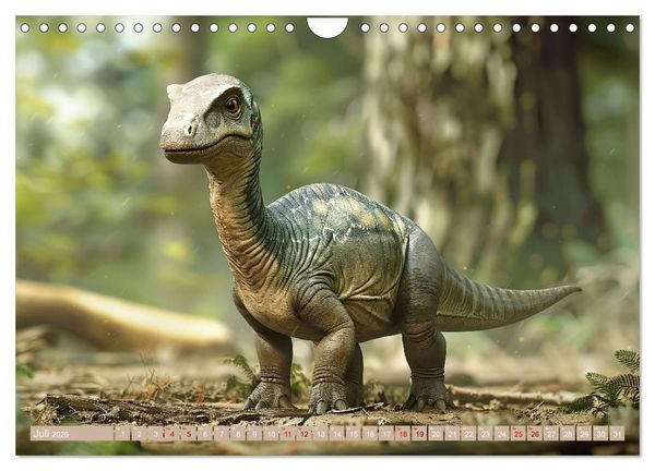 Produktbild: Dino-Babys (Wandkalender 2026 DIN A4 quer), CALVENDO Monatskalender