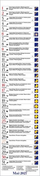Produktbild: Mond-Langplaner 2027