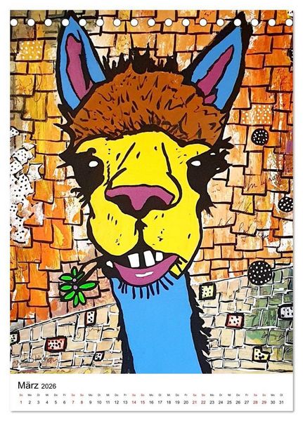 Produktbild: Pop Art Animals - Atelier Zippo (Tischkalender 2026 DIN A5 hoch), CALVENDO Monatskalender