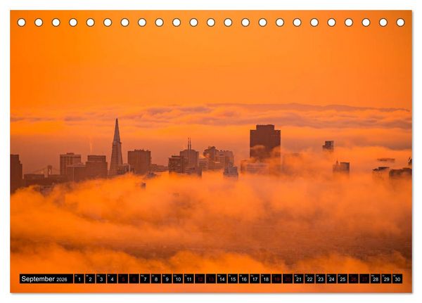Produktbild: San Francisco Moments (Tischkalender 2026 DIN A5 quer), CALVENDO Monatskalender