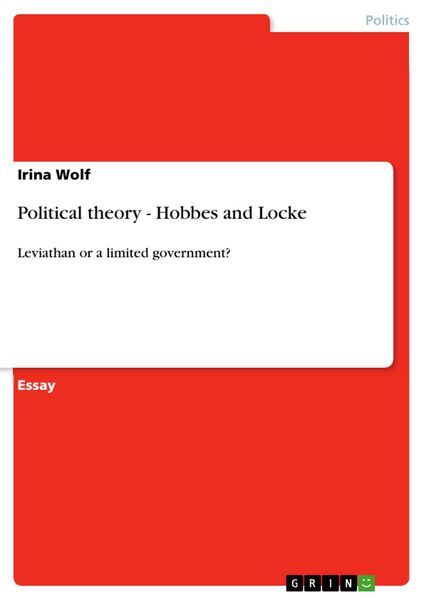 Produktbild: Political theory - Hobbes and Locke
