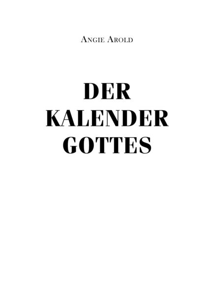Produktbild: Der Kalender Gottes