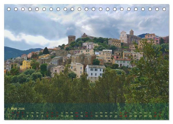 Produktbild: Les balades au Cap Corse (Calendrier de bureau 2026 DIN A5 vertical), CALVENDO calendrier mensuel