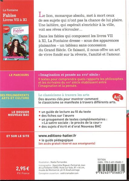 Produktbild: Fables : livres VII, VIII, IX, X et XI