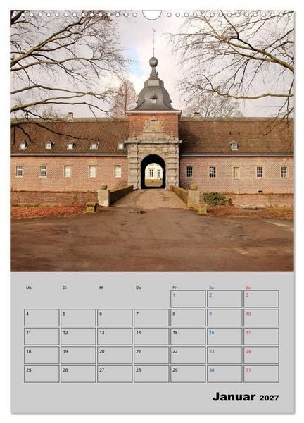 Produktbild: D&uuml;sseldorfer Burgen und Schl&ouml;sser (Wandkalender 2027 DIN A3 hoch), CALVENDO Monatskalender