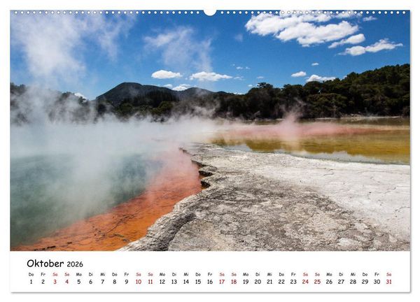 Produktbild: Neuseeland-Aotearoa, Land der wei&szlig;en Wolke (hochwertiger Premium Wandkalender 2026 DIN A2 quer), Kunstdruck in Hochglanz