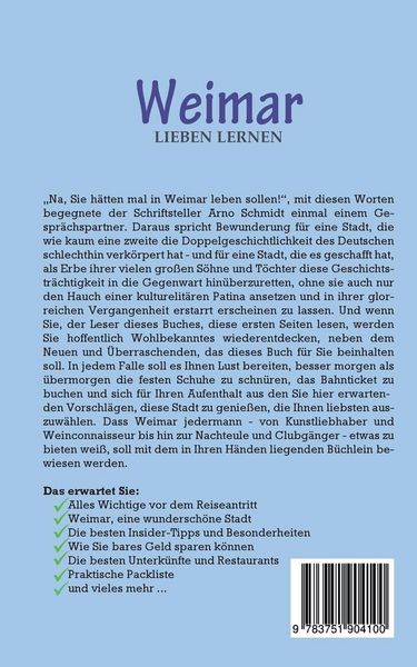 Produktbild: Weimar lieben lernen