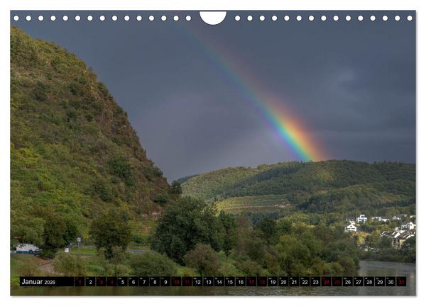 Produktbild: Die Mosel zwischen Bremm und Koblenz (Wandkalender 2026 DIN A4 quer), CALVENDO Monatskalender