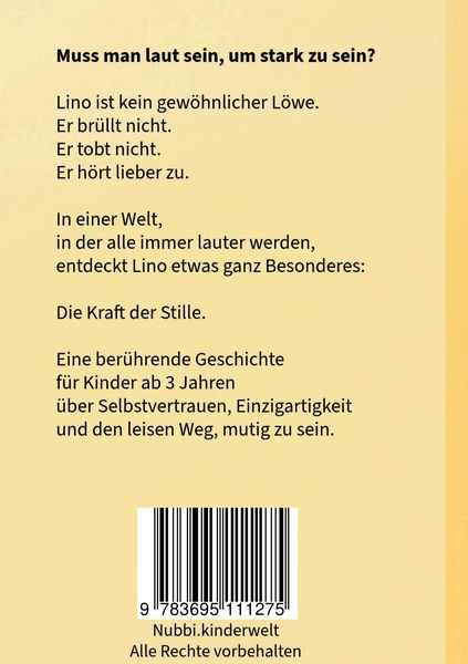Produktbild: Lino Der L&ouml;we, der nicht br&uuml;llen wollte