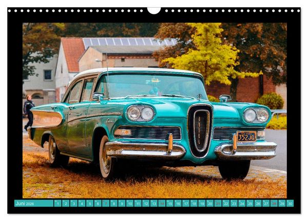 Produktbild: Edsel Sch&ouml;nheiten mit Charme (Wandkalender 2026 DIN A3 quer), CALVENDO Monatskalender