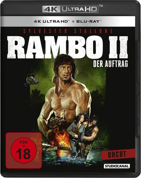Produktbild: Rambo II - Der Auftrag / Uncut (4K Ultra HD)