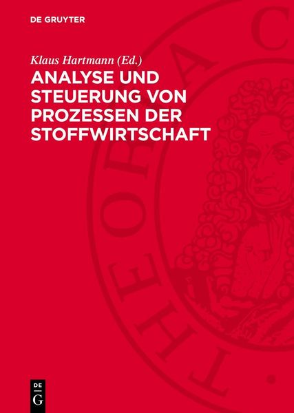 Produktbild: Analyse und Steuerung von Prozessen der Stoffwirtschaft