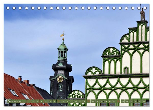 Produktbild: Weimar - Dichterstadt (Tischkalender 2026 DIN A5 quer), CALVENDO Monatskalender