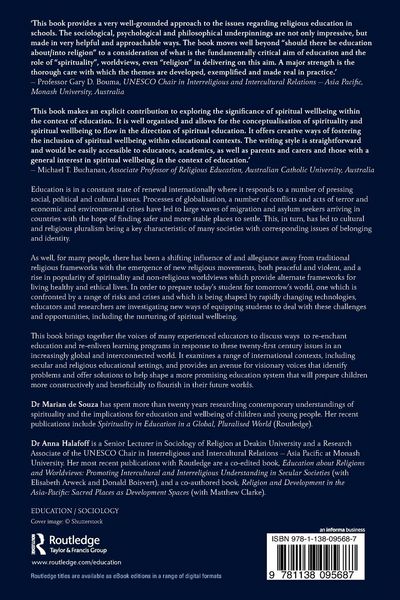Produktbild: Re-Enchanting Education and Spiritual Wellbeing
