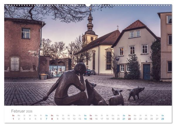 Produktbild: Schweinfurt - Stadt der Kunst und Industrie (hochwertiger Premium Wandkalender 2026 DIN A2 quer), Kunstdruck in Hochglanz