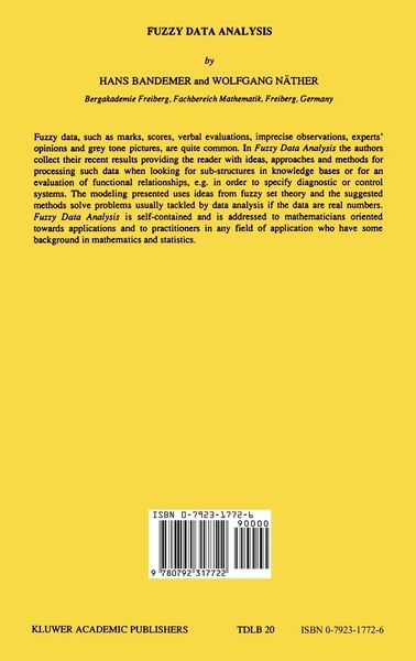 Produktbild: Fuzzy Data Analysis